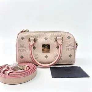 Pre-owned MCM Mini Boston Bag D0122