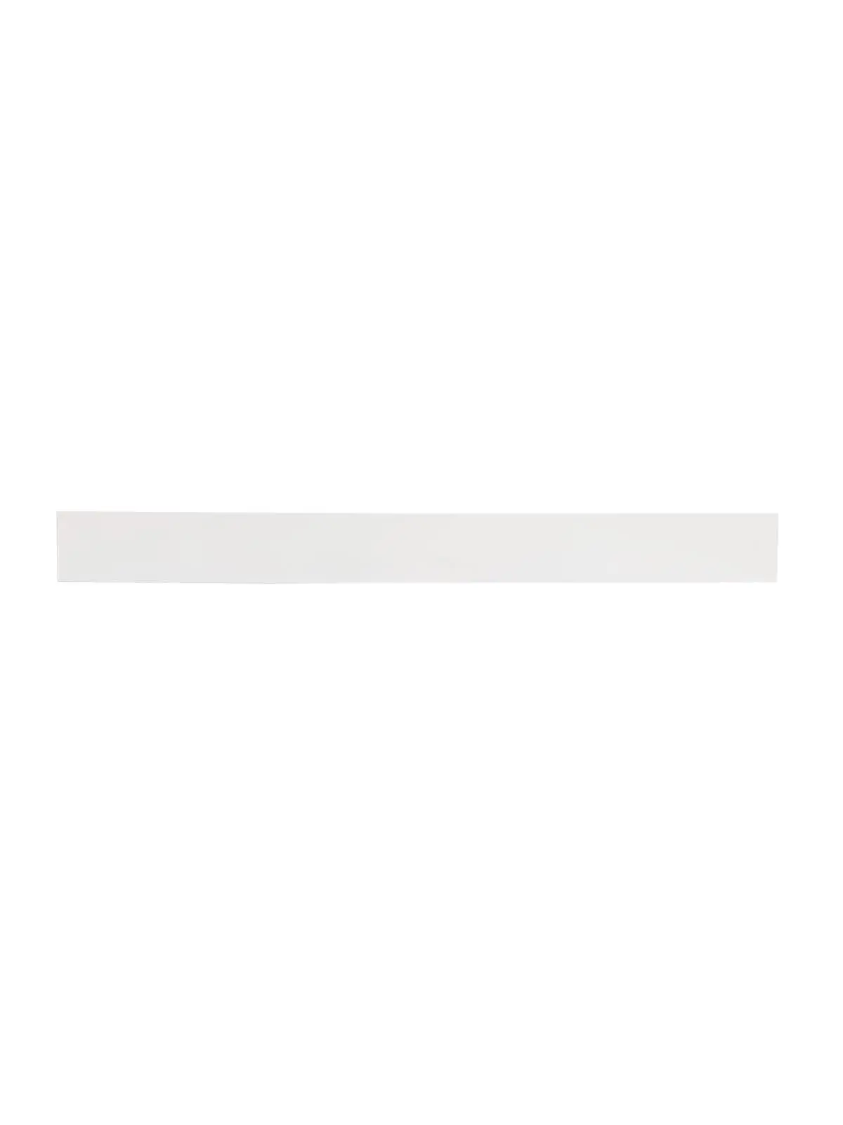 Elegant Decor BS1040VW Traditional 40 in. 1-Piece Rectangular Engineered Stone Backsplash - Ivory White, 40x0.71x3.94 in., Waterproof, Mould-Proof, 3D Wall Panels, Durable, Indoor Wall Trim