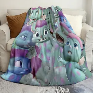 Soft Blanket Bibble Abstract blanket Plush sofa bed blanket warm blanket travel gift Figure Print Blanket
