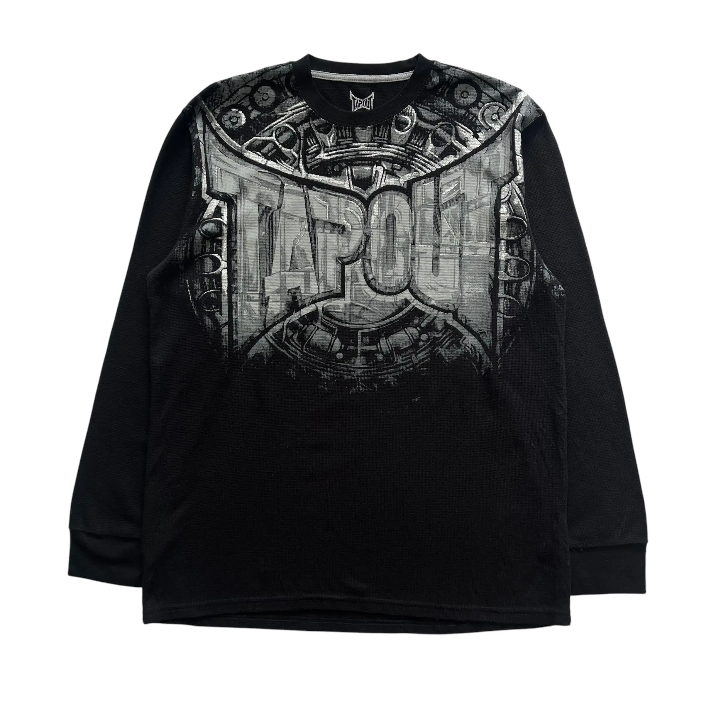 Tapout Grunge Cyber Y2K Thermal Style Long Sleeve - Size S  5XL