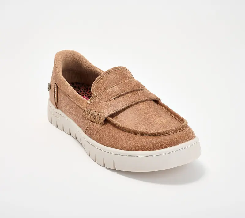 Skechers‎ Brown Slip-On Loafers with Textured Sole skechers loafers - TikTok Shop main image 3