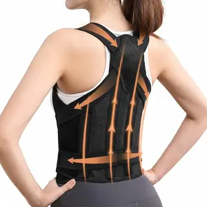 Adjustable Back Brace Posture Corrector for Men and Women - Healthcare Breathable Full Back Support, Shoulder Straightener for Back Pain Relief, Scoliosis, Hunchback, Thoracic Spine Correction