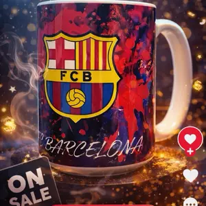 FCB Mug Barcelona Football club logos Drinkware coffe