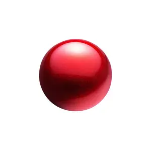Small 34mm/1.34in Trackball-Replacement Ball For Logitech M575, M570, MX Ergo, ELECOM, Kensington, Perixx and Other Compatible Trackball Mice-Glossy Red