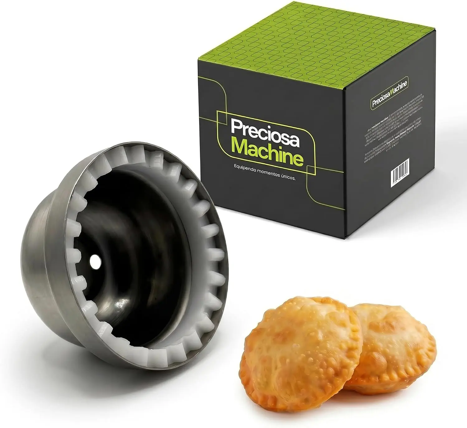 Cortador De Pastelitos Venezolanos Stainless Steel Cutter with Removable Die Sandwich Cutter and Sealer Professional Dough Press Moldes para Pastelitos Venezolanos Kitchen Tool Durable Easy to Clean