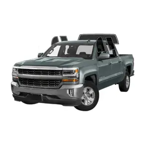 Precut Window Tint Film For Chevy Silverado 1500 Crew 2014-2018 Window 2Ply Anti-Shatter, UV Block, Privacy Protection, Easy Install, No Trimming Needed,Heat & Glare Reduction