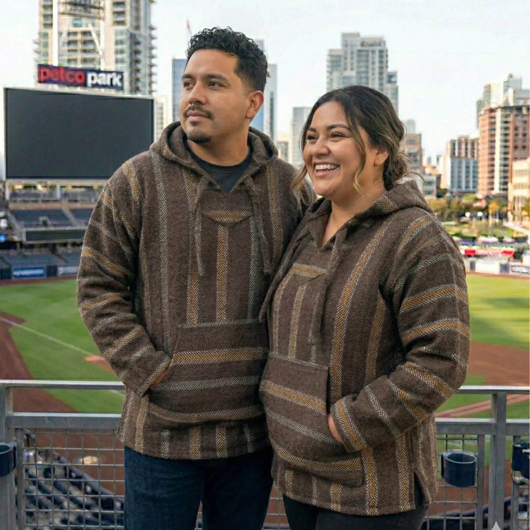 Authentic Baja Hoodie - Padres Brown