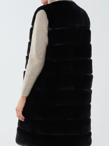 Longline Faux Fur Gilet