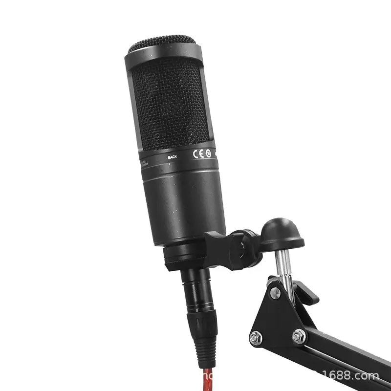 AT2020 Professional Condenser Microphone Set - Podcast & Streaming Setup Kit with Sound Card, Mic Stand, for Daily Audiobook Recording, Singing, PC & Laptop Use