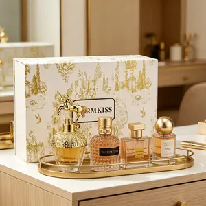 WARMKISS 4-Piece Women's Perfume Gift Set - Long-Lasting Eau de Parfum Collection with Unicorn Design Bottle, Floral & Fruity Scents, Elegant Packaging for Birthday/Valentine's Day/Christmas Gifts
