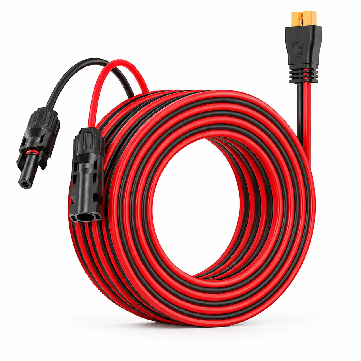 25FT 10AWG Solar to XT60i, 3 6 10 16 20 25FT Solar Panel Connector to XT60i-F Adapter Extension Charging Cable with Caps & Wire Ties for LiFePO4 Battery RV Portable Power Station Generator : Patio, Lawn & Garden