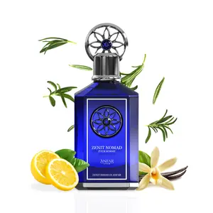 Anfar Men's 1950 Zenit Nomad Limited Edition Extrait de Parfum - 3.4 fl oz (100ML) Single Item for Adults, Fresh Citrus Fragrance with Aromatic Bergamot, Lemon, Pineapple, Rosemary, Oud, Amber Natural Blend (Anfar Perfumes)