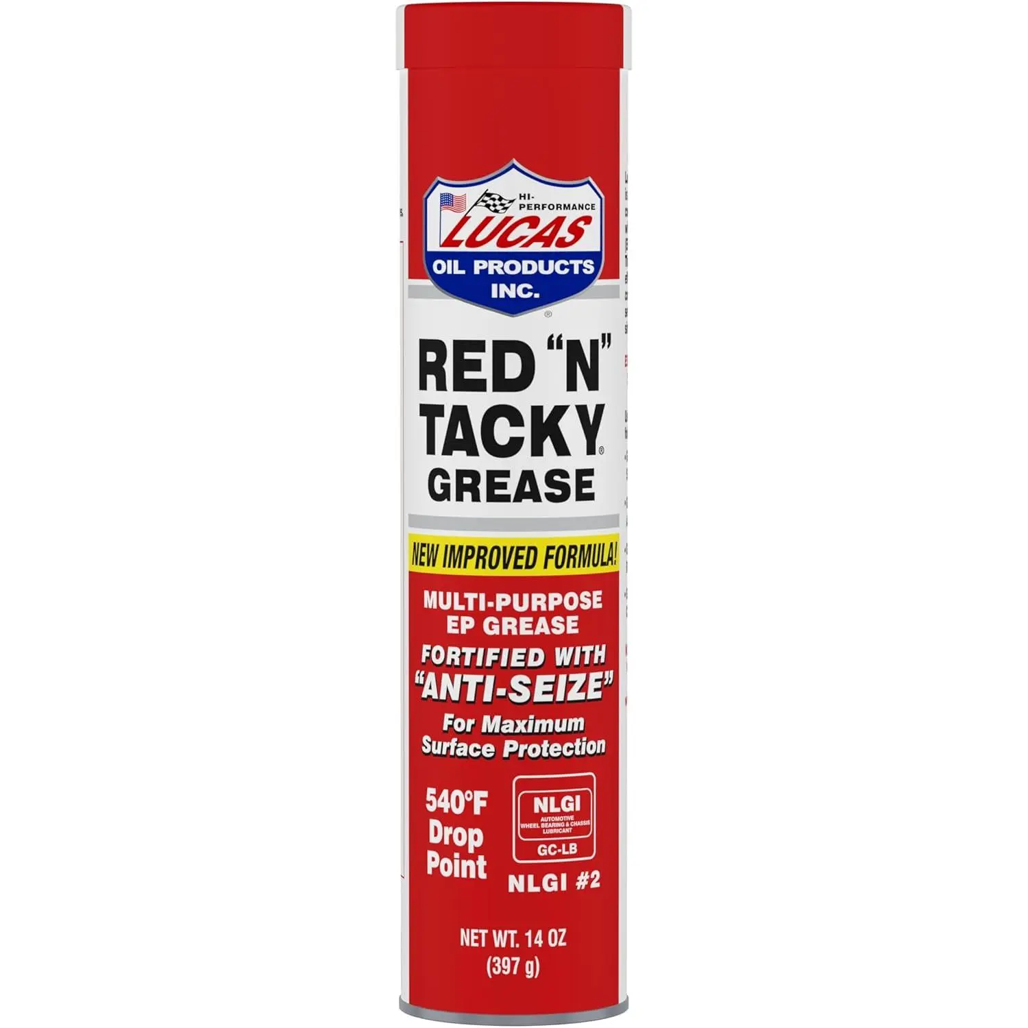 Lucas Oil Red-N-Tacky Grease 14oz Lucas Oil Red-N-Tacky Grease 14oz