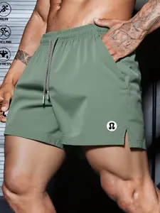 Men Women Sport Shorts Gym Yoga Training Fitted Lightweight Breathable Quick-Dry Fabric Cartoon Pattern Universal Fit