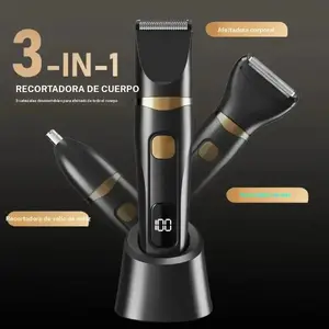 Smart Electric Body Trimmer, Underarm Hair Trimmer, Groin, Intimate Area, Unisex, Replaceable Head, Men's & Women's Grooming Tool, Digital Display Trimmer, Cordless Hair Trimmer