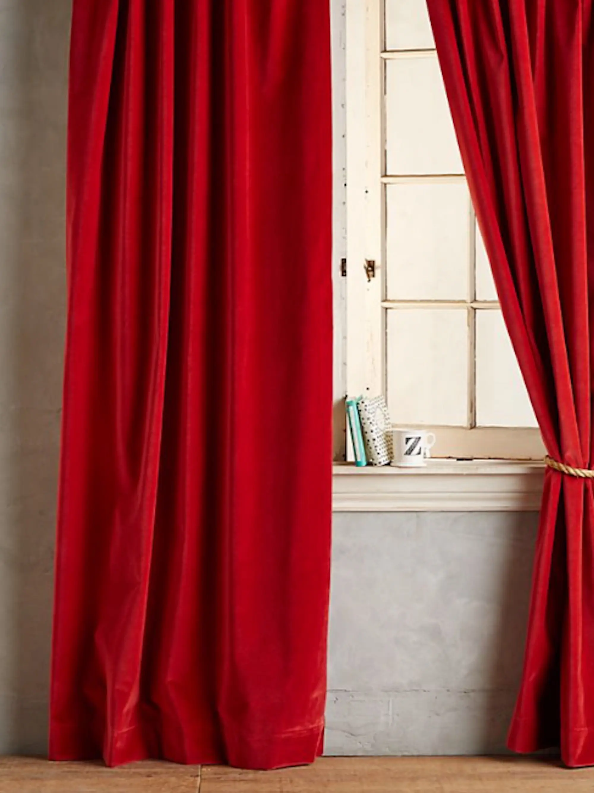 Red Velvet Curtains, Custom Curtain Panels, Blackout Curtains, Living Room, Curtain Panels, Curtains, Bedroom Curtains, Dining Room, Window, Fabric