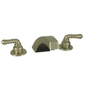 Ultra Mobile Home Garden Tub Faucet, Brushed Nickel Finish with Lever Handles