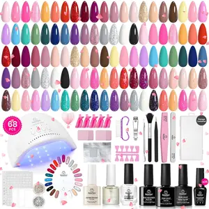 Beetles Gel Nail Polish Starter Kit with UV Light, Base Top Coat, Nail Art Stickers, Manicure Tools Gift for Women matrix Cutics Comfort  #TikTokShopBacktoSchool