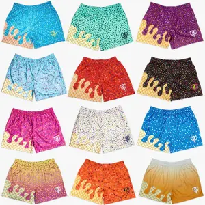 Baseball Lifestyle 101 | Ice Cream Collection Youth Mesh Shorts – 5" Premium Athletic Shorts for Youth & Adults | Lightweight Breathable Summer Sports Shorts | Baseball Training, Gym & Everyday Activewear Fabric
