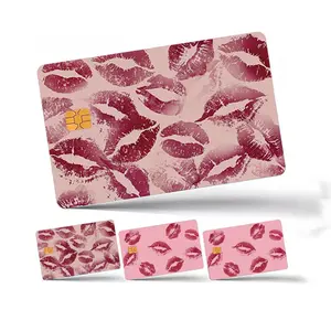 Lip Print Pattern Design Credit Card Skin Sticker, 4 Counts/set Thin Waterproof Scratch Resistant Credit Card Skin Sticker, Bank Card Decorative Sticker, Adhesive Stickers
