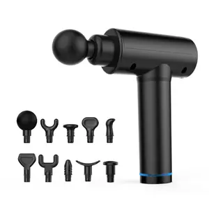 Portable Lightweight Adjustable Electric Muscle Massage Gun - Deep Tissue Percussion Massager with Multi-Speed Vibration for Daily Muscle Recovery, Pain Relief