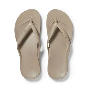 Archies Support Flip Flops - Taupe