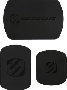 Replacement Metal Plate Kit for Phone, Metal Plates for Magnetic Mount Cell Phone Holder for Car, Universal with All Devices and Phone Case, Black