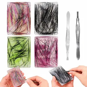 Skin Picking Fidget Pad with Tweezer, Trichotillomania Sensory Fidget Toy, Stress Relief Anxiety Adult Skin Hair Picking Fidget Toys