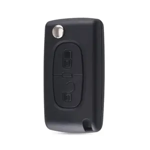 Fiat Scudo Ulysse Car Key Shell, Flip Foldable Design, Compatible with Hu83 Va2 Blades, Durable Replacement for Damaged Keys