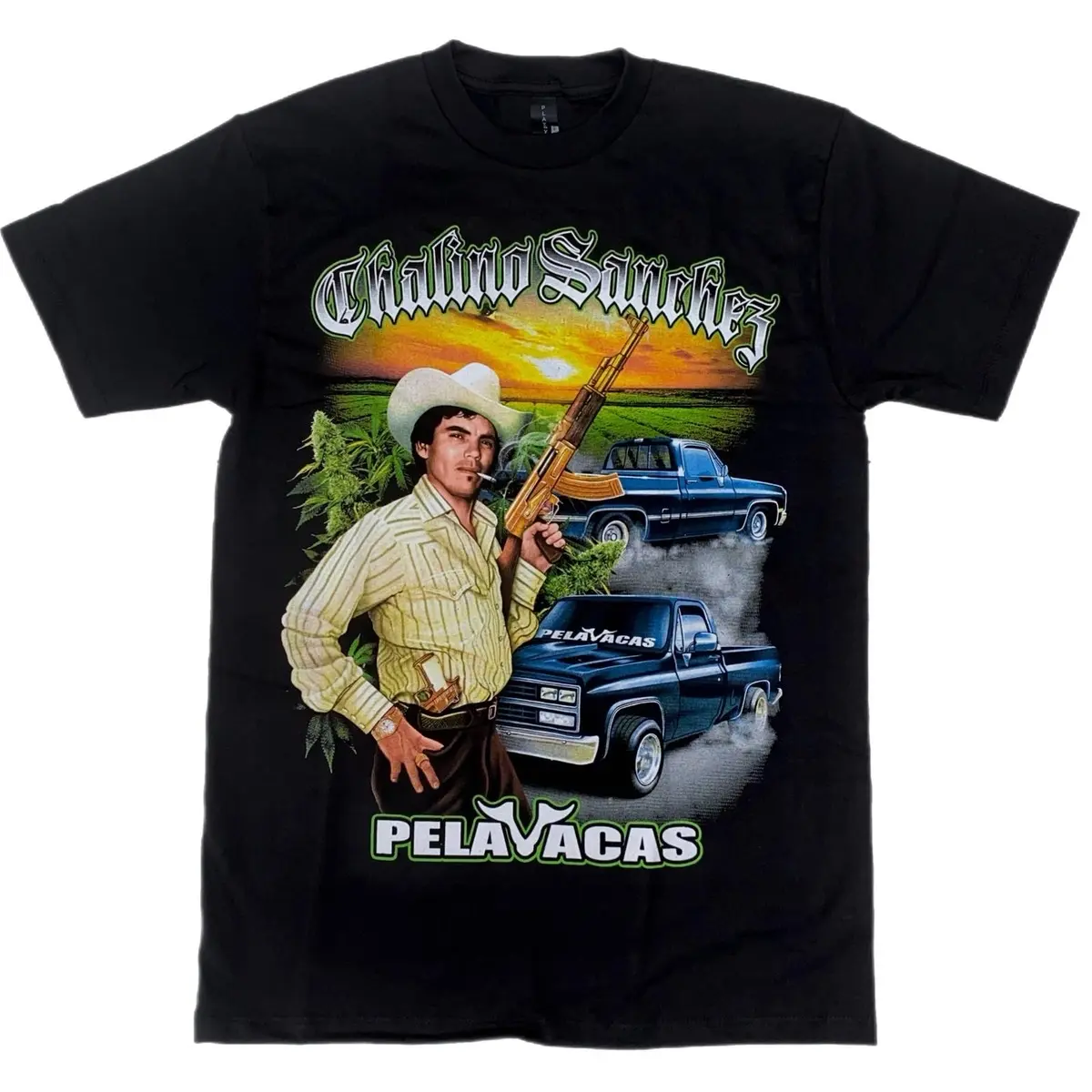 Chalino Sanchez Pelavacas2 T Shirt Cotton Menswear Streetwear