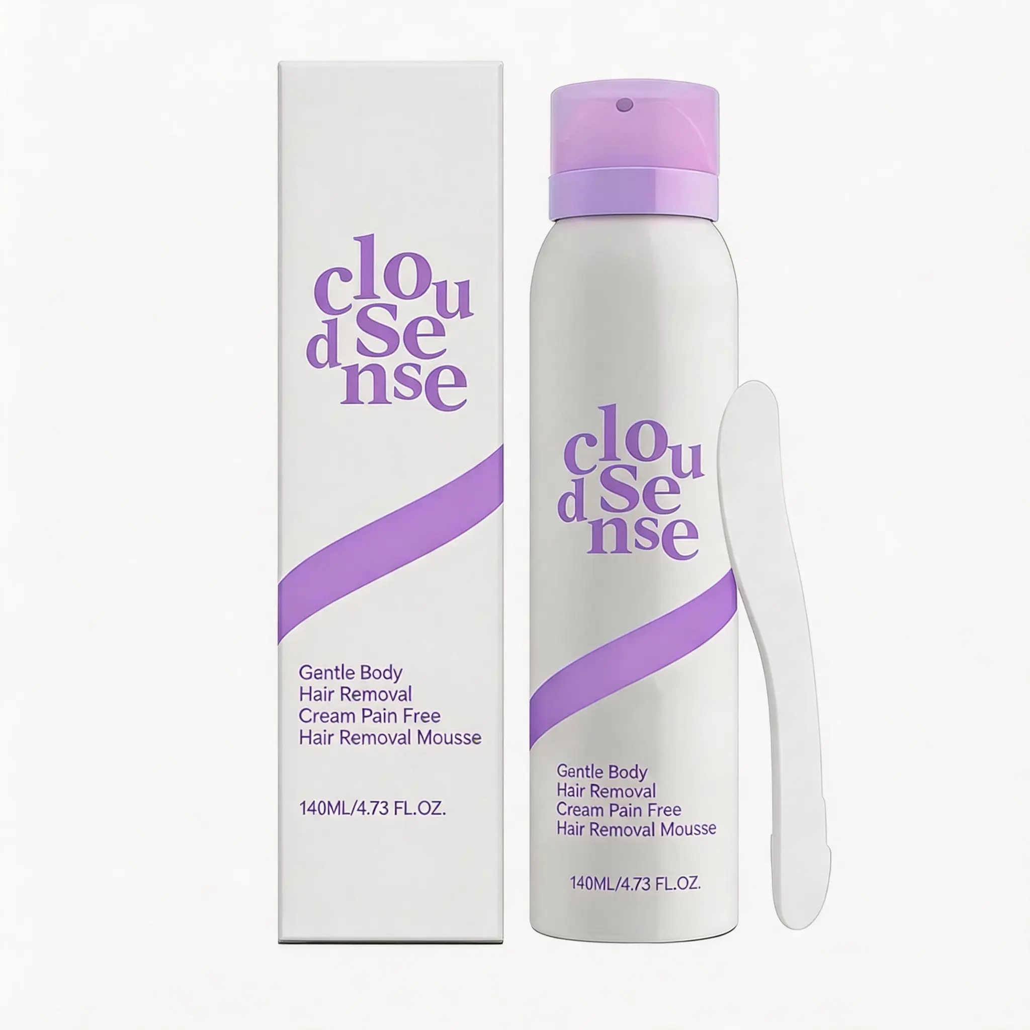 Pain-Free Bikini Hair Removal Mousse for Sensitive Skin - Hypoallergenic, Citrus-Scented, Gentle Fast-Acting Depilatory with Aloe, Hyaluronic Acid for Women (Home & Bathroom Supplies Accessory)