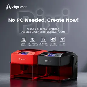 AlgoLaser Pixi Smart Diode Laser Engraver with Enclosure - Compact Design for Precise Engraving & User-Friendly Operation