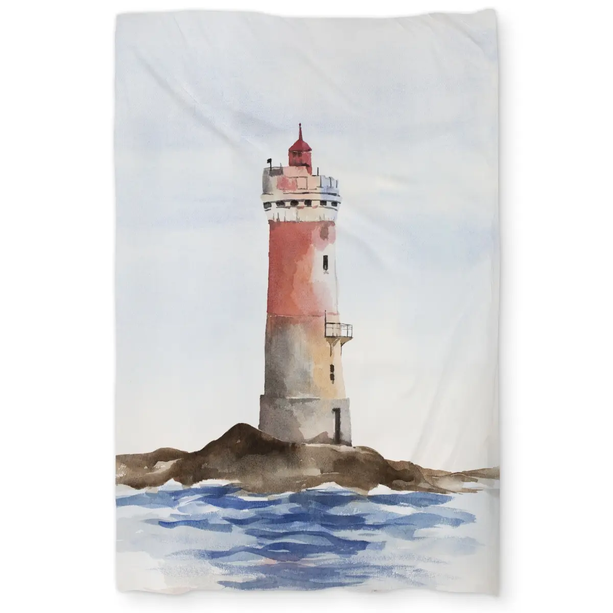 360 Stand Twin Size Extra Long Duvet Cover for Twin Size Bed - Modern Coastal Phare Les Pierres Noires Sea Theme, Breathable Fabric, Microfiber Face, Printed Texture Bedroom Bedding Linen (C1DCTXLWVT3CRF), Decorative Duvet Cover, Breathable Duvet Set, Coa
