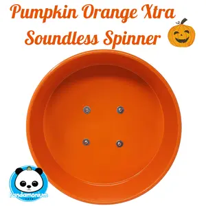 Pumpkin Orange XTRA Soundless Spinner- Xtremely LIGHT! Pandamonium Pets