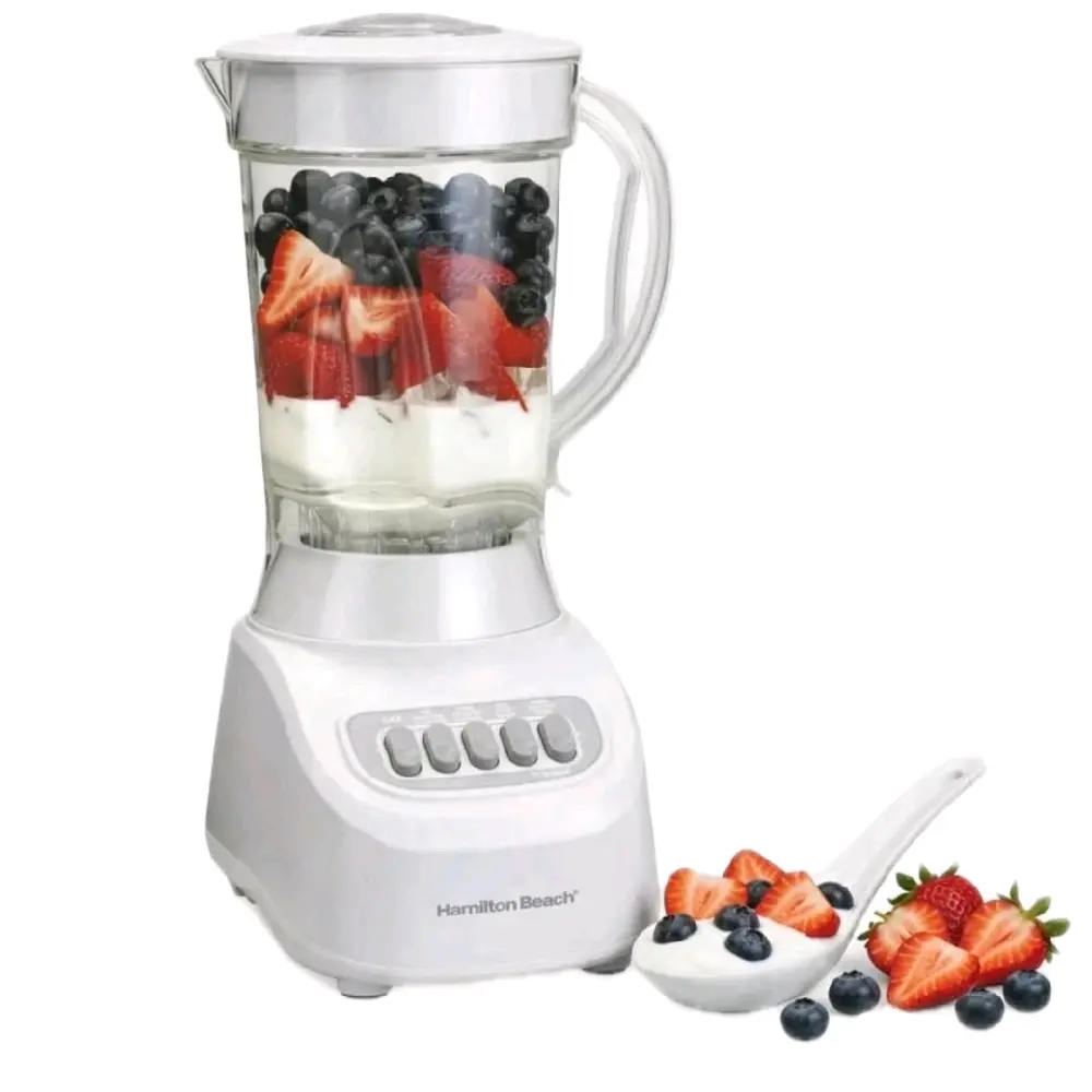 Hamilton Beach Smoothie Blender 48 oz Capacity 12 Functions Versatile Kitchen Tool for Large Batches