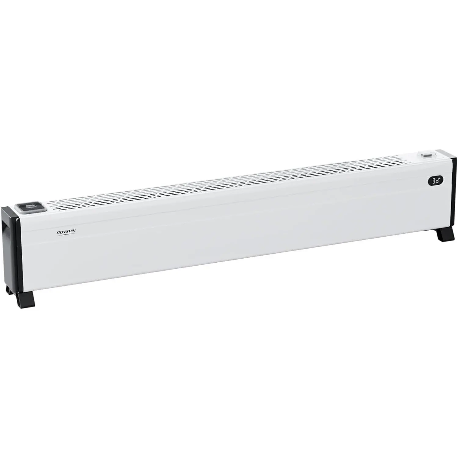 ROVSUN New 32/48-in Electric Baseboard Heater with Knob & Remote Control, 1500W Convection Heater with Adjustable Modes, Overheat/Tip-Over Protection for Living Room Home, 1 Pack, Bedroom
