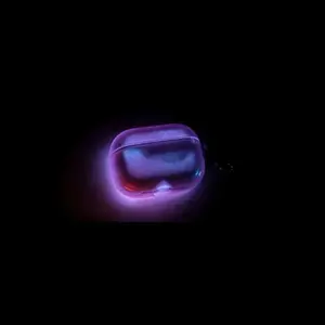 Night Glow Sand Earphone Case Headphone Storage Anti-Drop Protection, Fun Multi-Color Options, Fits AirPods 1 2 3 3 Pro 4, Single Case Without Earphones