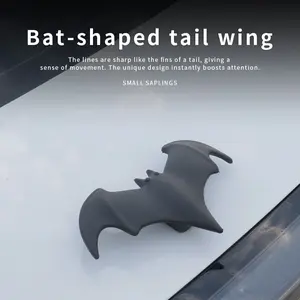 Batman 3D Car Sticker, Cool Modification Decoration, High-Profile Roof Tail Stickers, Eva Material, No Damage Installation, Dual Color Options, Vehicle Exterior Decoration
