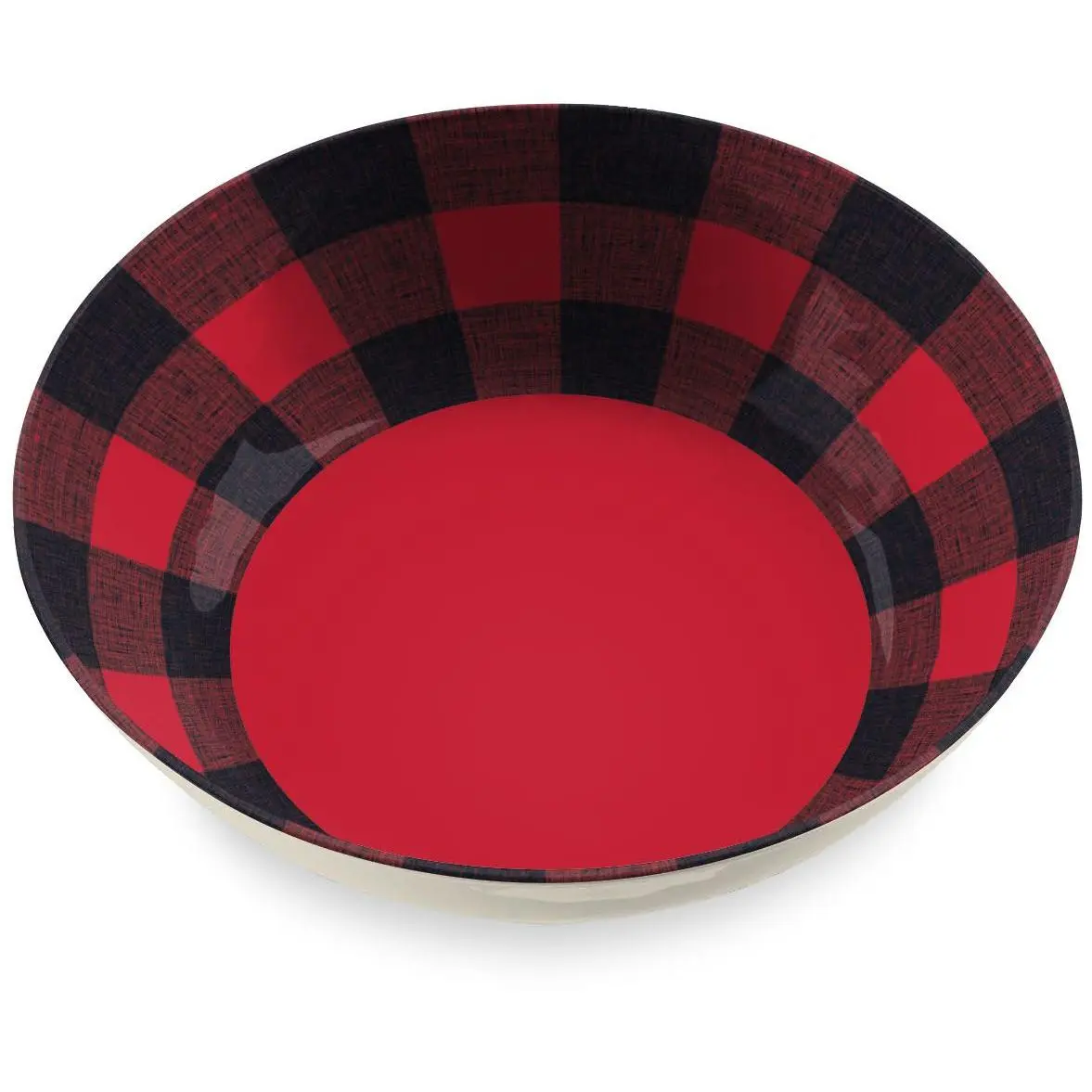 TarHong Melamine Buffalo Check Serve Bowl TarHong Melamine Buffalo Check Serve Bowl