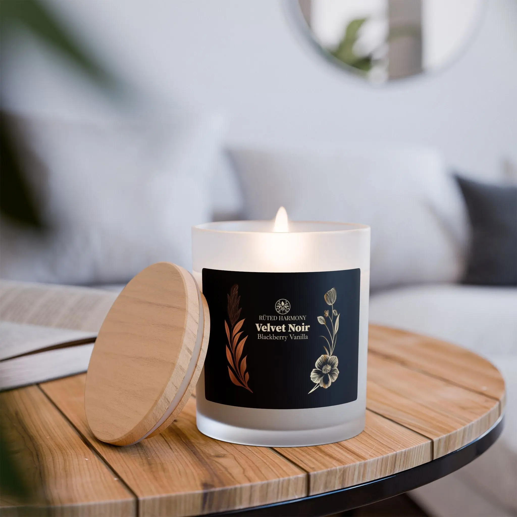 Velvet Noir - Blackberry Vanilla Scented Candle