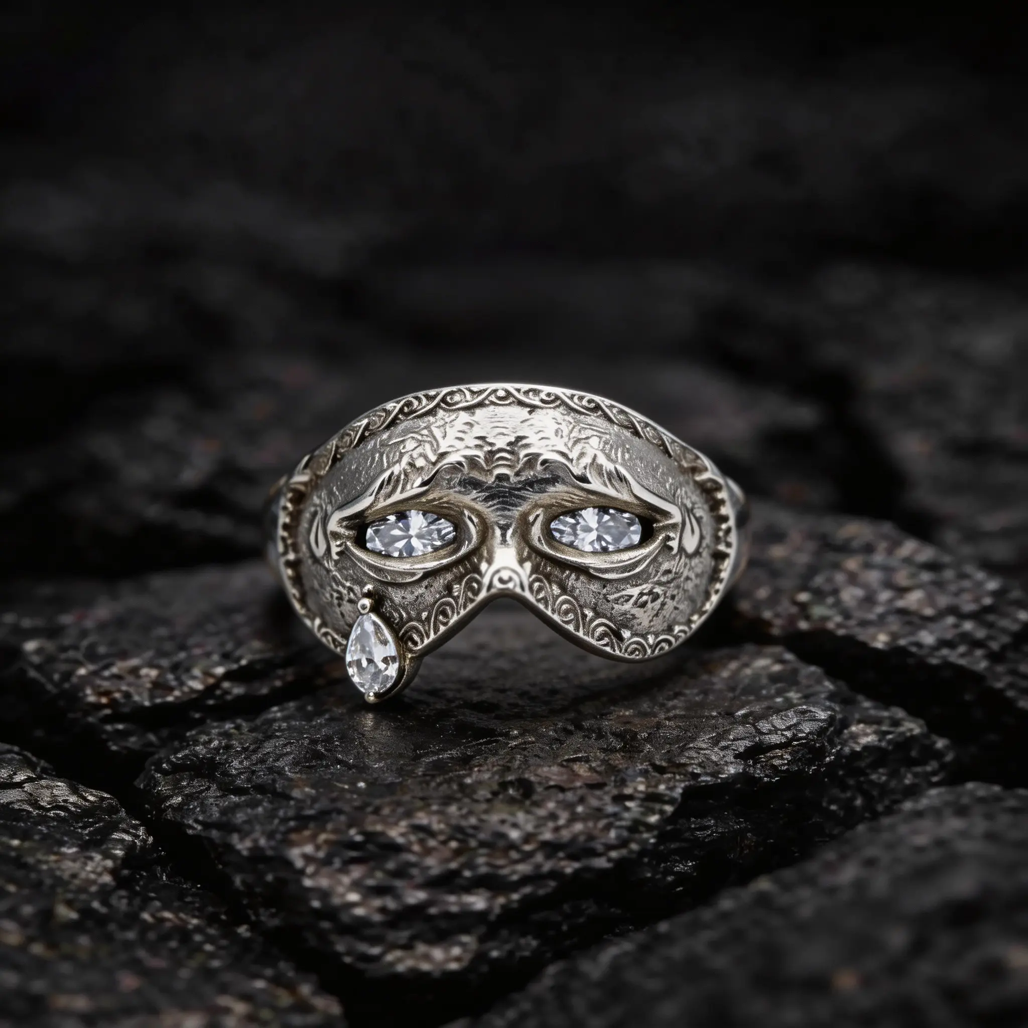 Blinking Eye Ring with Moving Eyelids Ring Adjustable Size jewelry ...