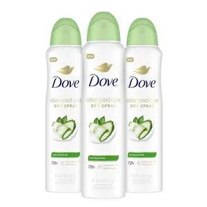 Dove Advanced Care Antiperspirant Deodorant Dry Spray Cool Essentials 3 Count Antiperspirant deodorant for helping your skin barrier repair after shaving With Pro Ceramide Technology 3.8 oz