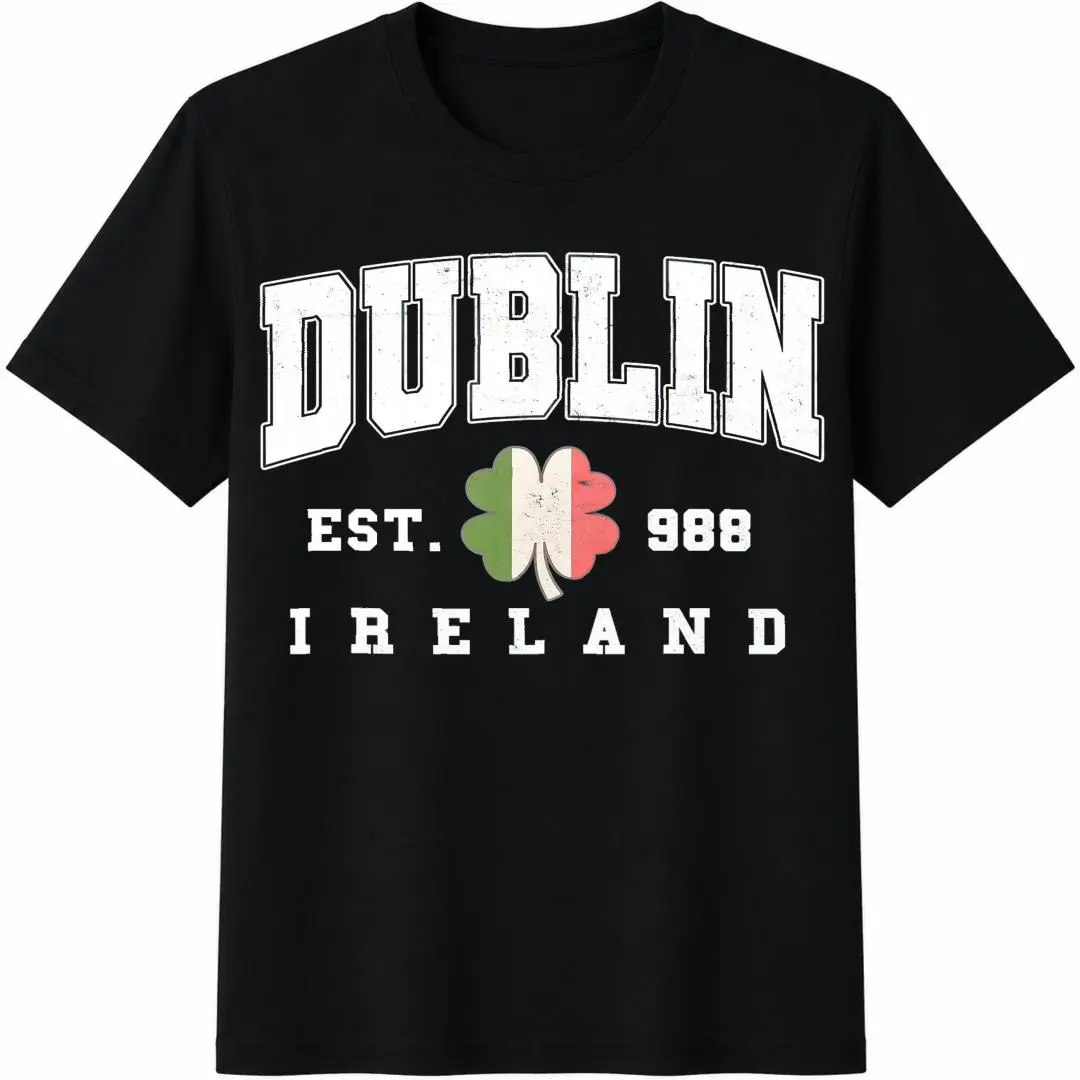 Dublin Ireland Shirt, Ireland Shirt, Ireland Flag Shirt, Patricks Day Shirt, Irish Family Shirts, Clover Shirt, Shamrock Shirt, Lucky Shirt