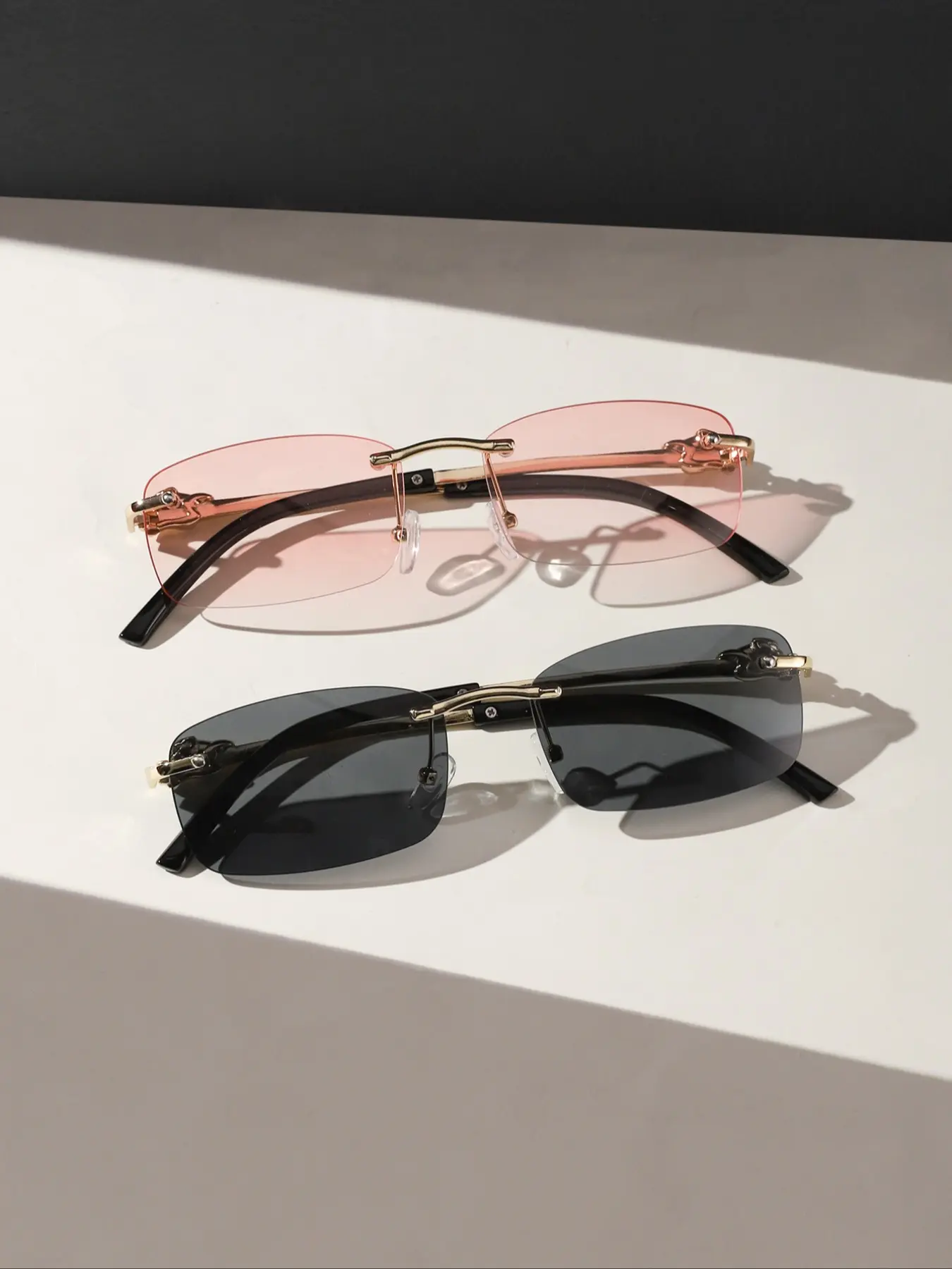 Unisex Copper Frame Sunglasses, UV Protection, Casual Style, All-Season Wear, Lightweight & Durable Design, Perfect Gift Idea