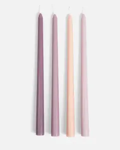 Muted Advent Candles
