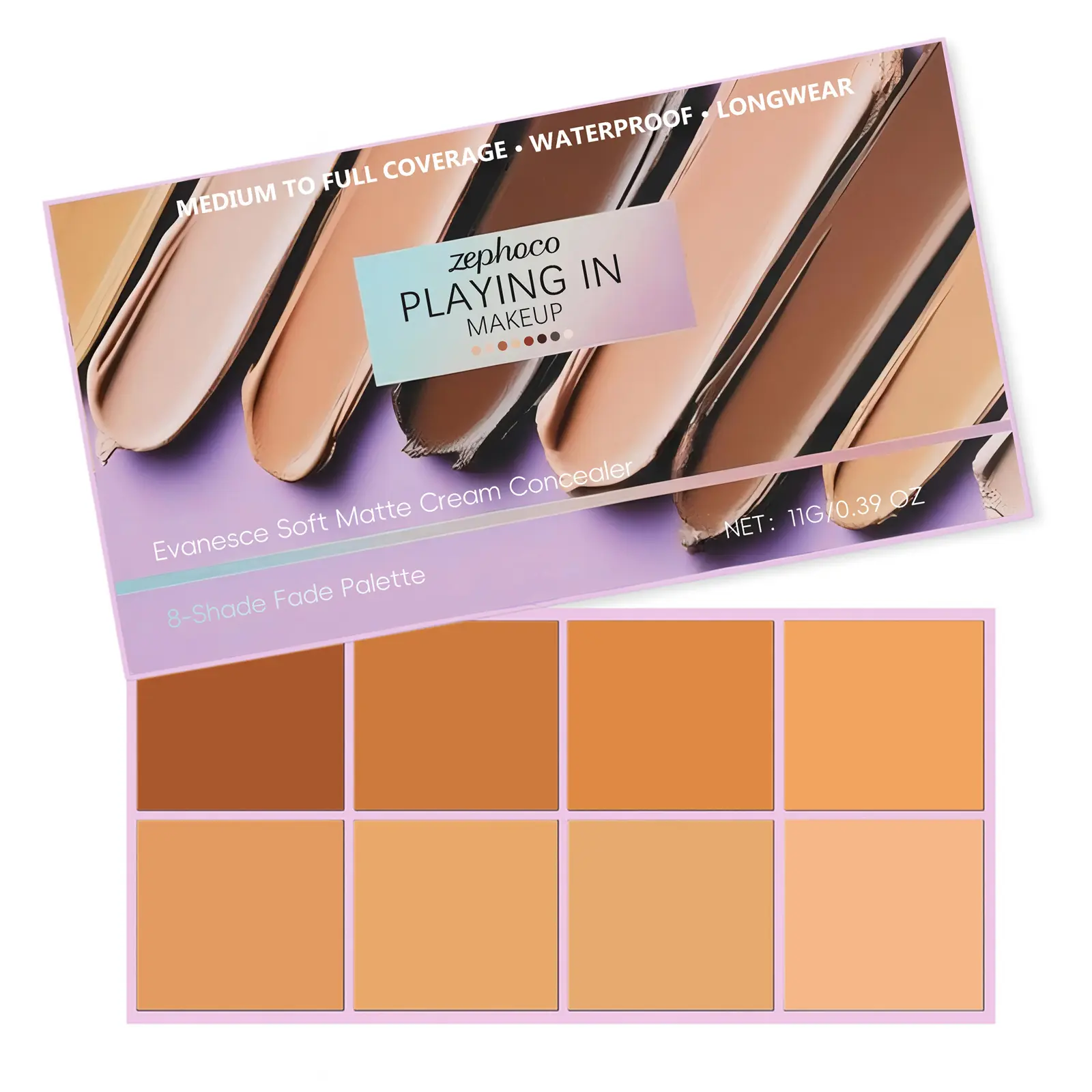 Zephoco Concealer Cream for a Natural Look with Mineral Oil - Soft Matte, Water-Resistant & Lightweight Cosmetic for Daily Wear, Long-Lasting
