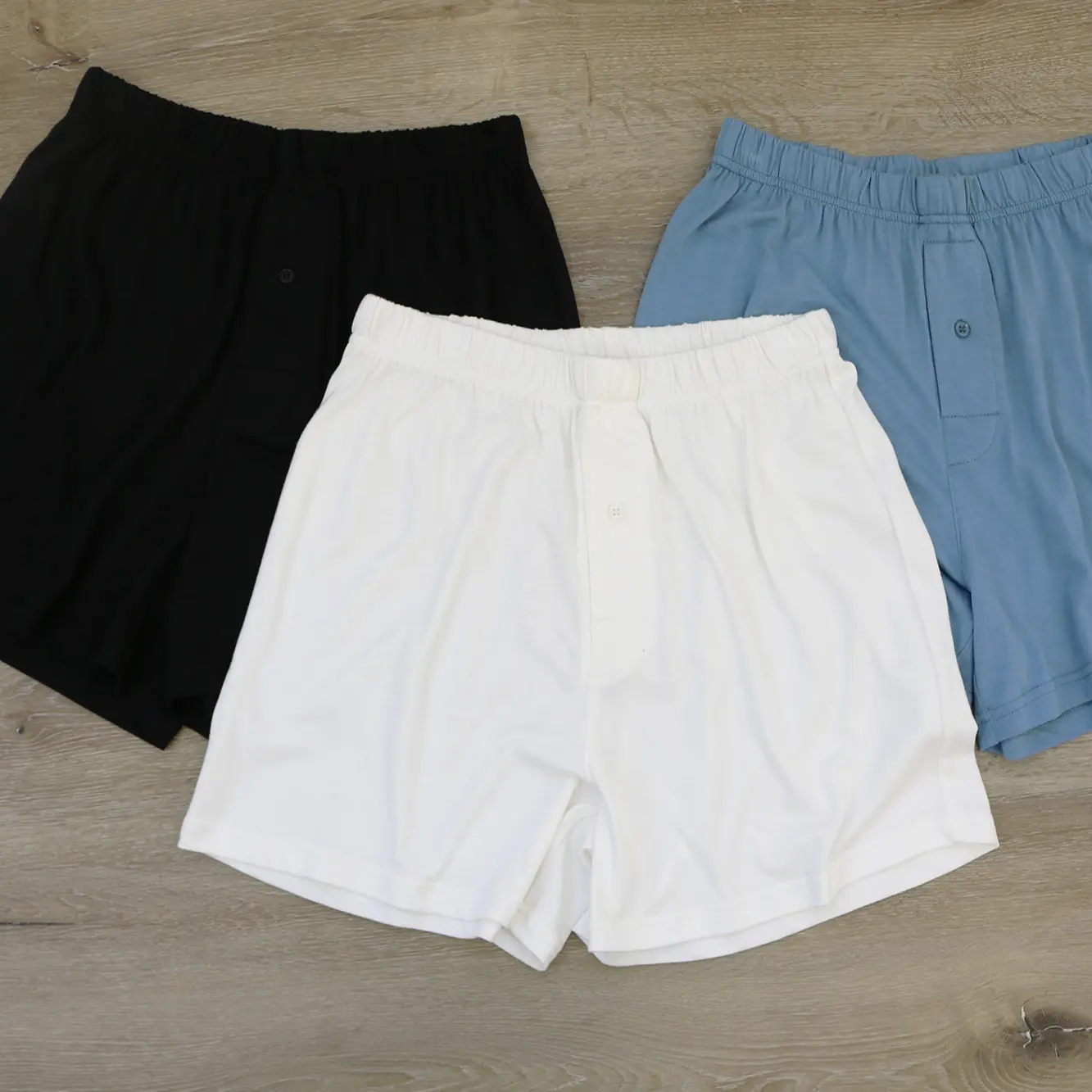 Men's Bamboo Viscose Boxers - 3-Pack Mixed Colors