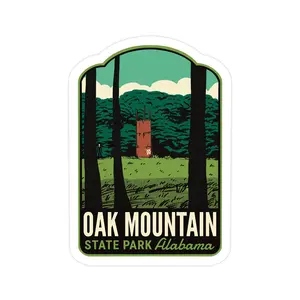 Oak Mountain State Park Alabama - Vinyl Sticker
