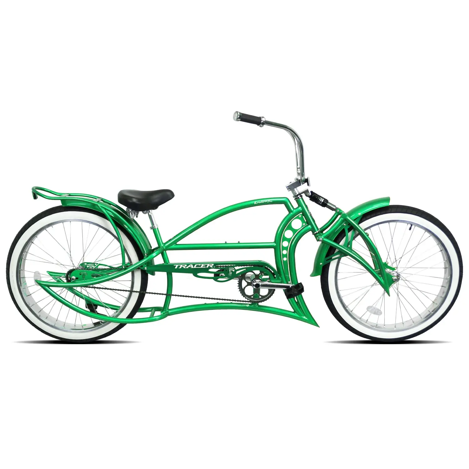Kraken Pro 26" Stretch Chopper Bike Single Speed