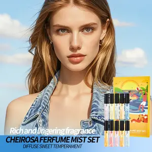 Perfume Spray Set, 10 Travel Size Fragrance Sprays, Long-Lasting Rich Scent, fragrance discovery set, Daily & Travel Gift Set, Non-Toxic Liquid Formula, Fragrance Mist Set